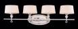 8-1041-4-109 4 Light Bath Bar