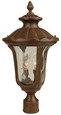 Z3525-98 Sheffield Series Post Light - Aged Bronze