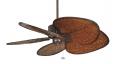 ISD2A 18" Blade: Wide Oval Bamboo, Antique - 5