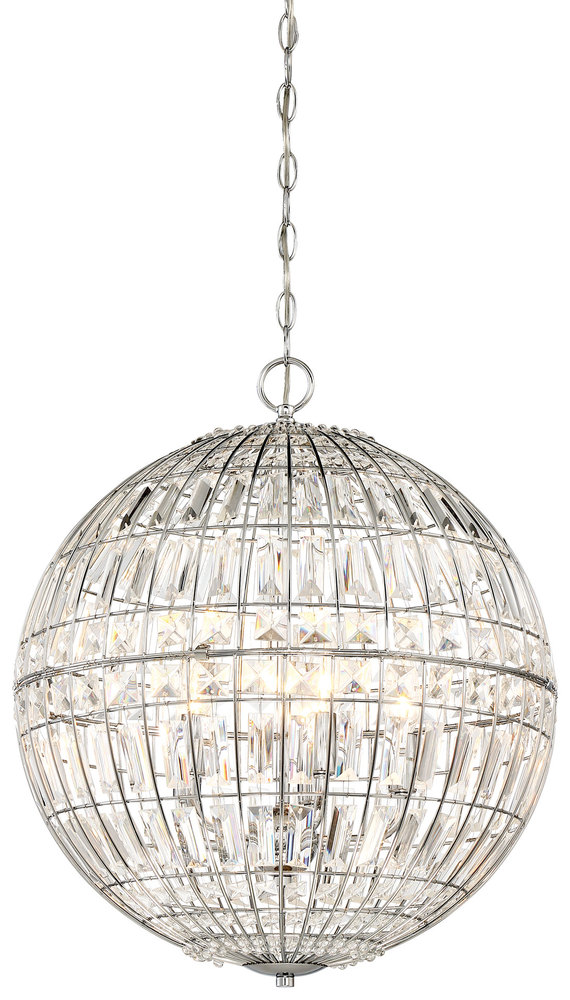MNK 2355-77 5 Light Pendant 5X60B10.5, Candelabra