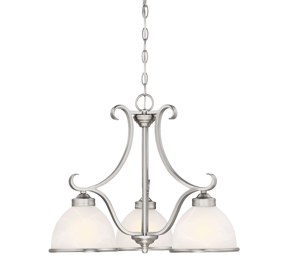 RGU 1-5777-3-69 Willoughby 3 Light Chandelier 3X60Edison