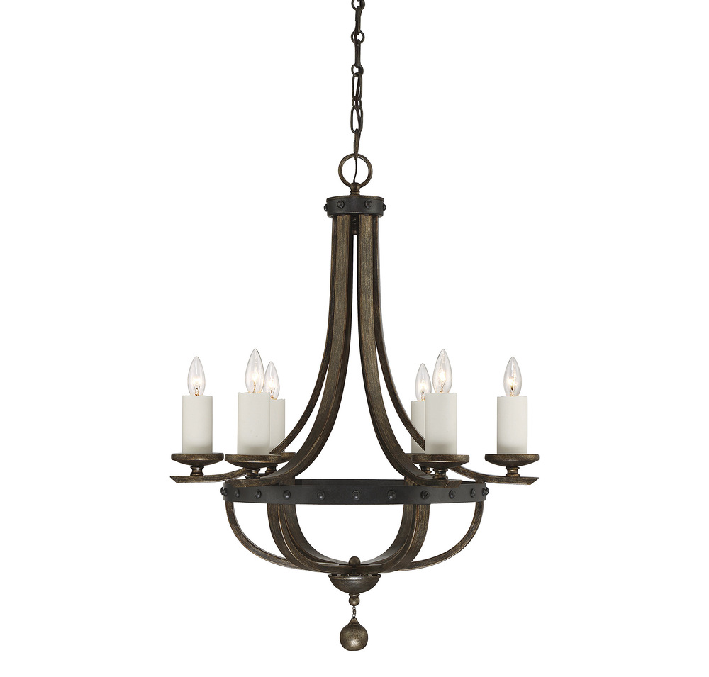RGU 1-9530-6-196 Alsace 6 Light Chandelier 6X60Candelabra