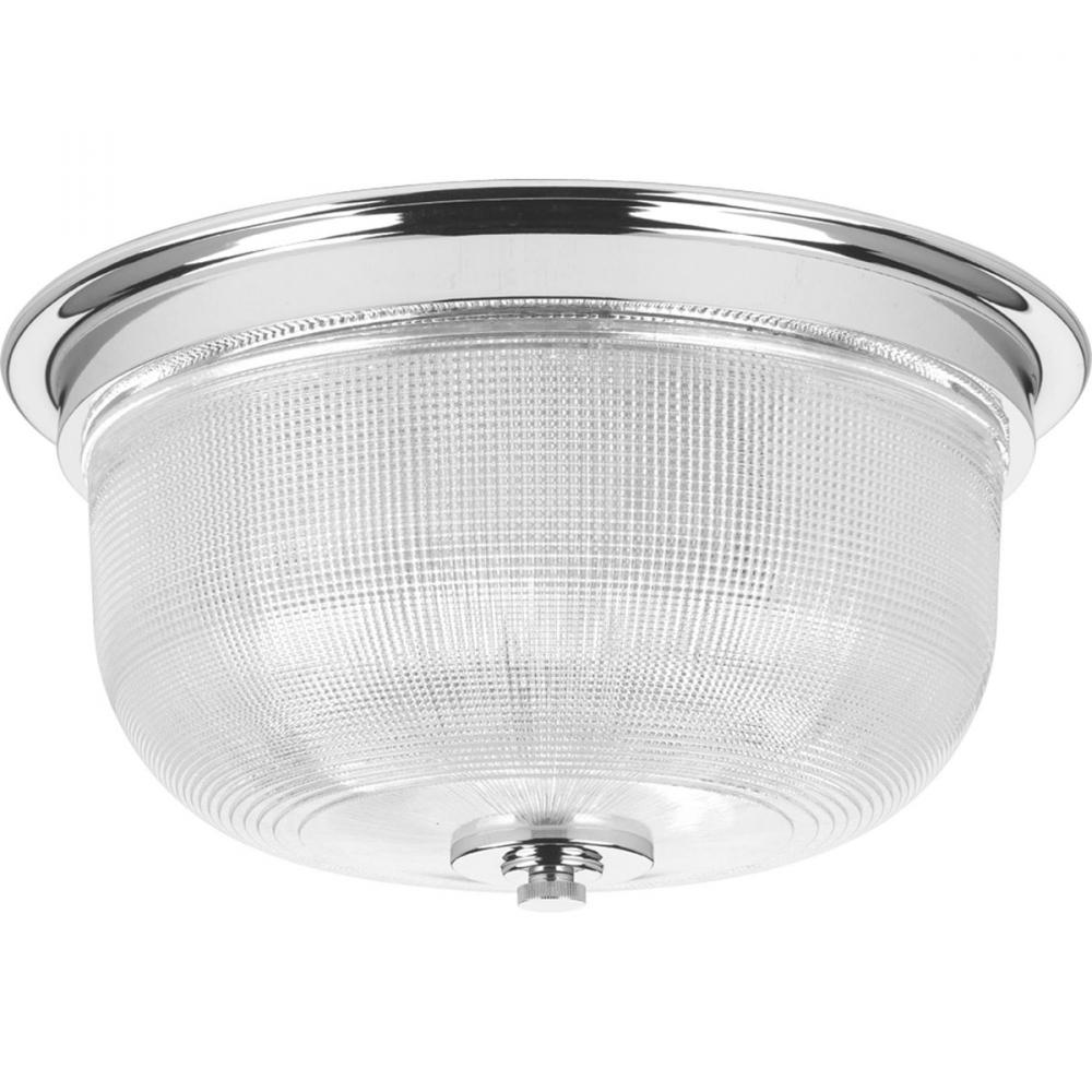 Pro P3740 15 2x75m Polished Chrome Prismatic Glass Archie Flush Pro P3740 15