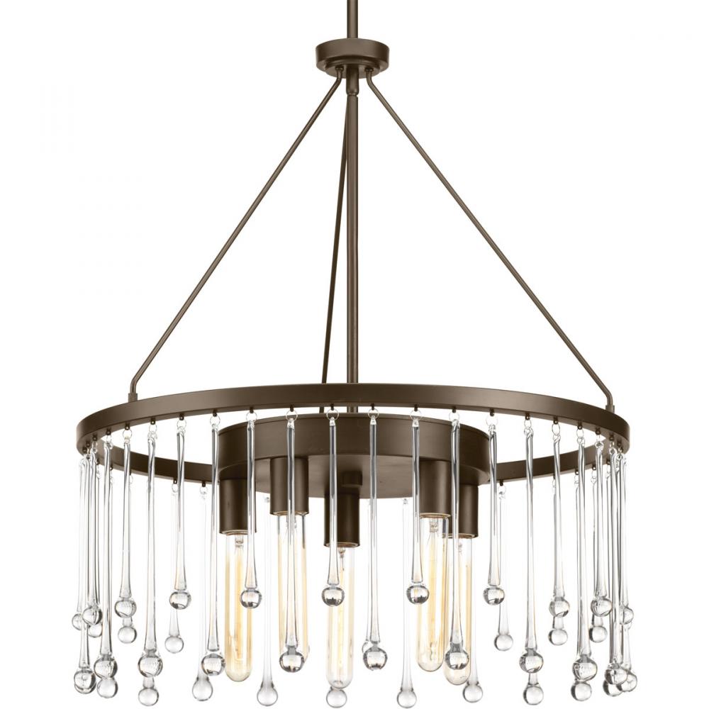 PRO P400007-020 5X60M Sway Antique Bronze Chandelier