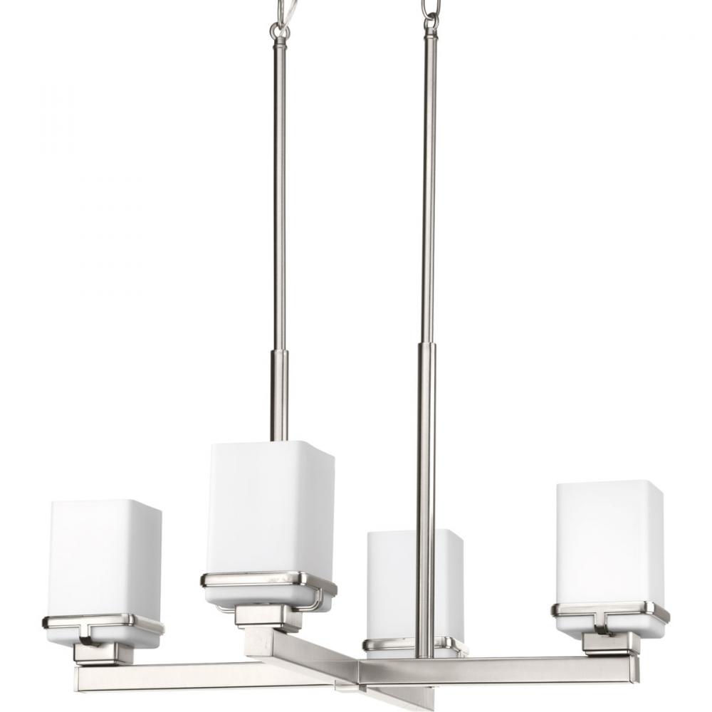 PRO P400045-009 4X100M Brushed Nickel Metric Chandelier