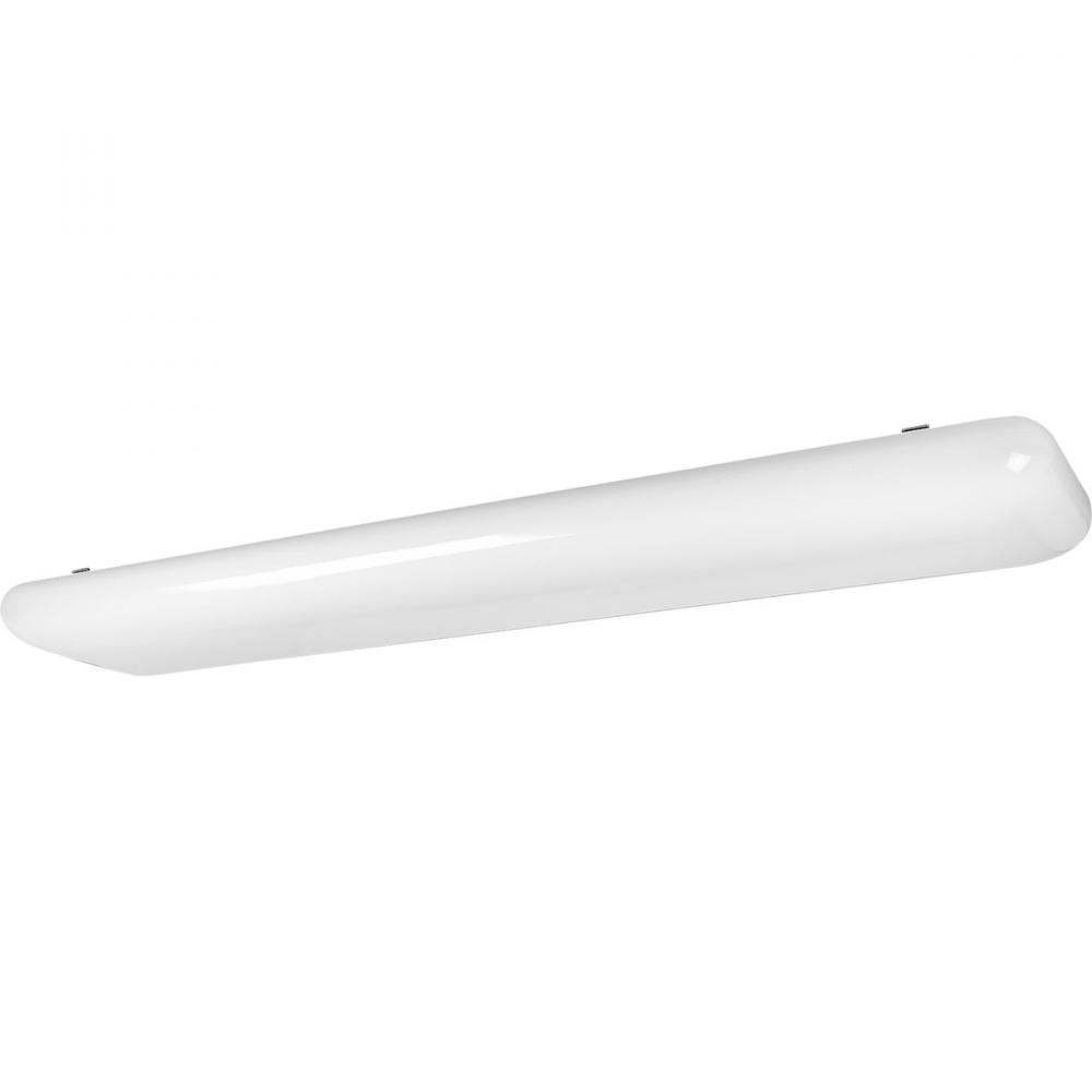 PRO P7279-60EB Two Light White Acrylic Cloud Fluorescent 2XF32T8 -MIM-