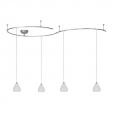 LM-K517-WTBN Rail Pendant Kit