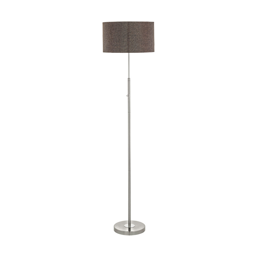 EGLO 95344A Romao2 1Lt Satin Nickel/Chrome LED Floor Lamp 63
