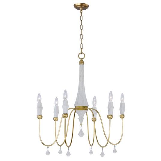 MAX 22436CSTGL Claymore-Chandelier Dry RatedXTraditionalGold