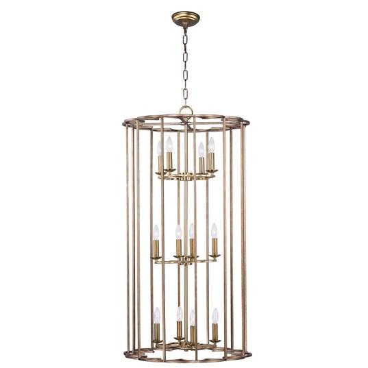MAX 24738BZF Helix-Entry Foyer Pendant Dry Rated|LEDXTraditionalBronze