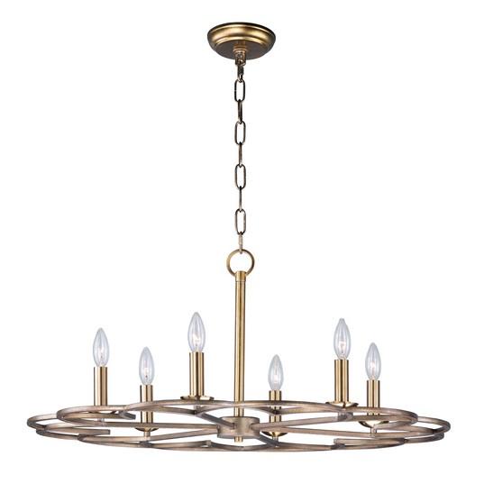 MAX 24739BZF Helix-Single-Tier Chandelier Dry Rated|LEDXTraditionalBronze