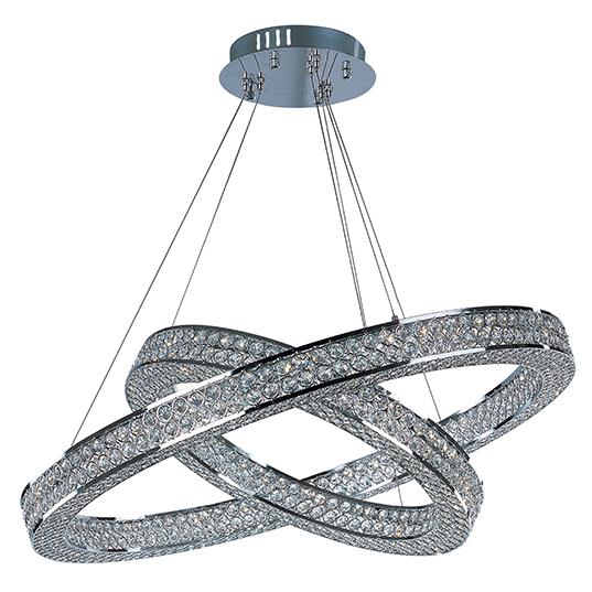 MAX 39777BCPC Eternity LED-Entry Foyer Pendant Dry Rated|LEDXTraditionalChrome