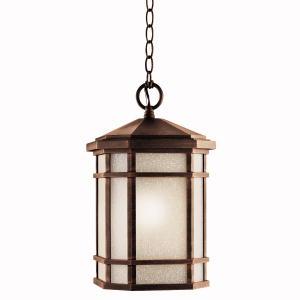 KIC 11021PR One Light Prairie Rock Hanging Lantern 1X18GU24