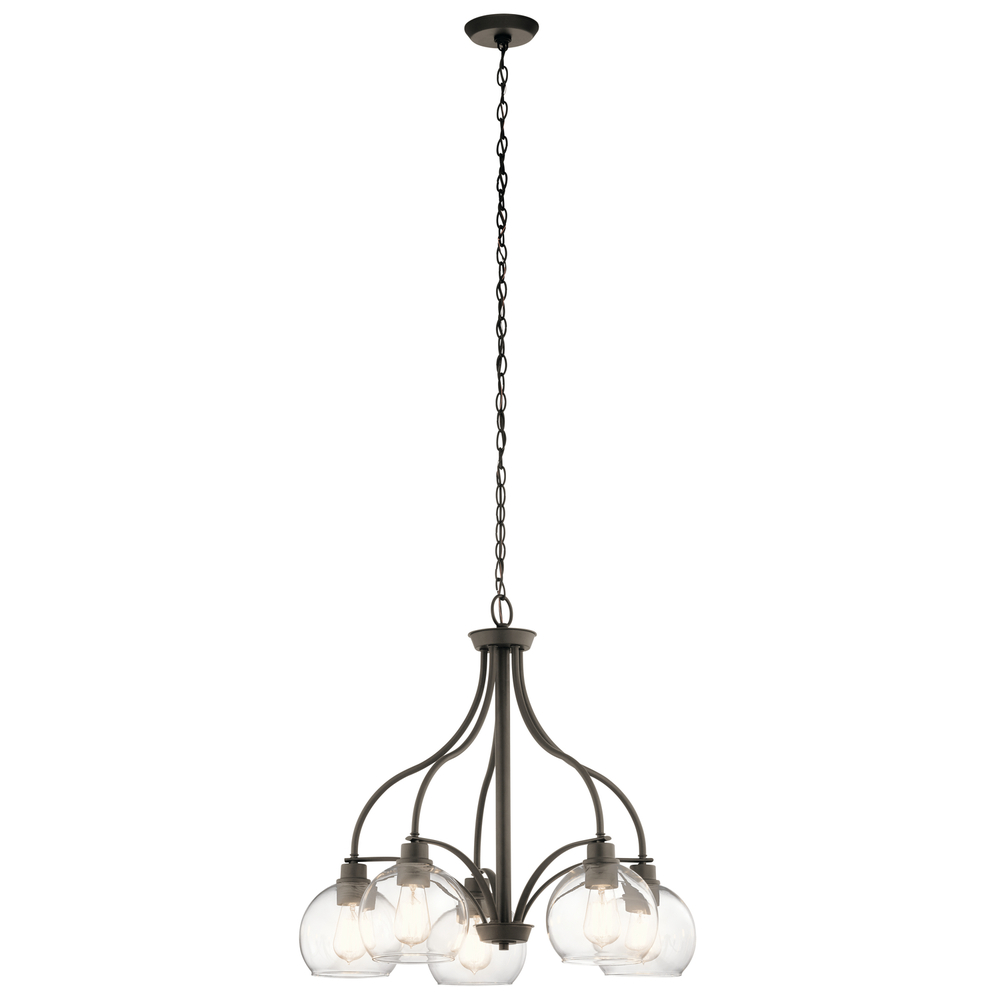 KIC 44064OZ Chandelier 5Lt 5X75A19