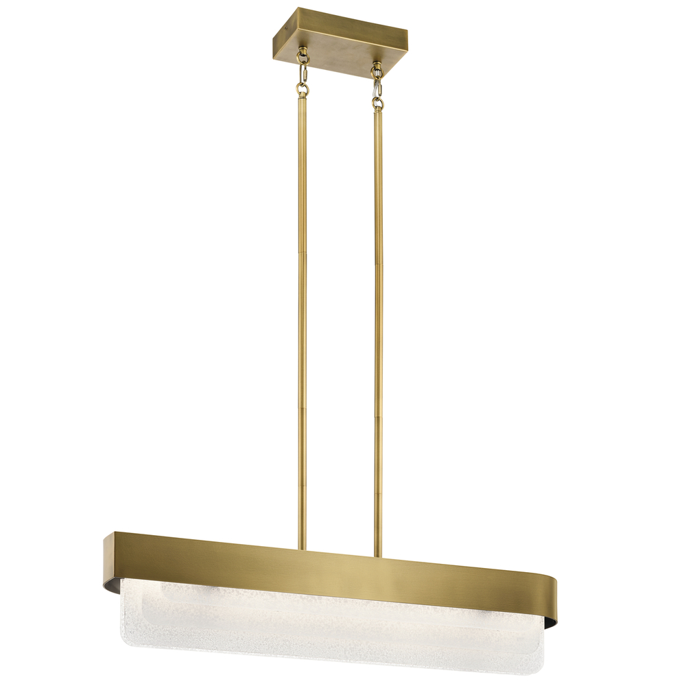 KIC 44160NBRLED Linear Chandelier Led 2X32