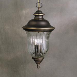 KIC 9832OZ Three Light Olde Bronze Hanging Lantern 3X60Candelabra