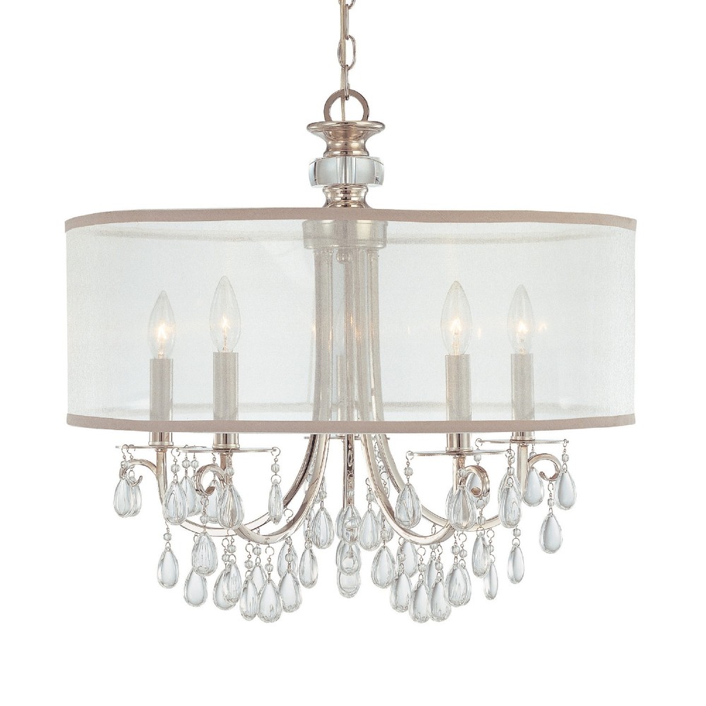 CYS 5625-CH Five Light Polished Chrome Chandelier 5X60C