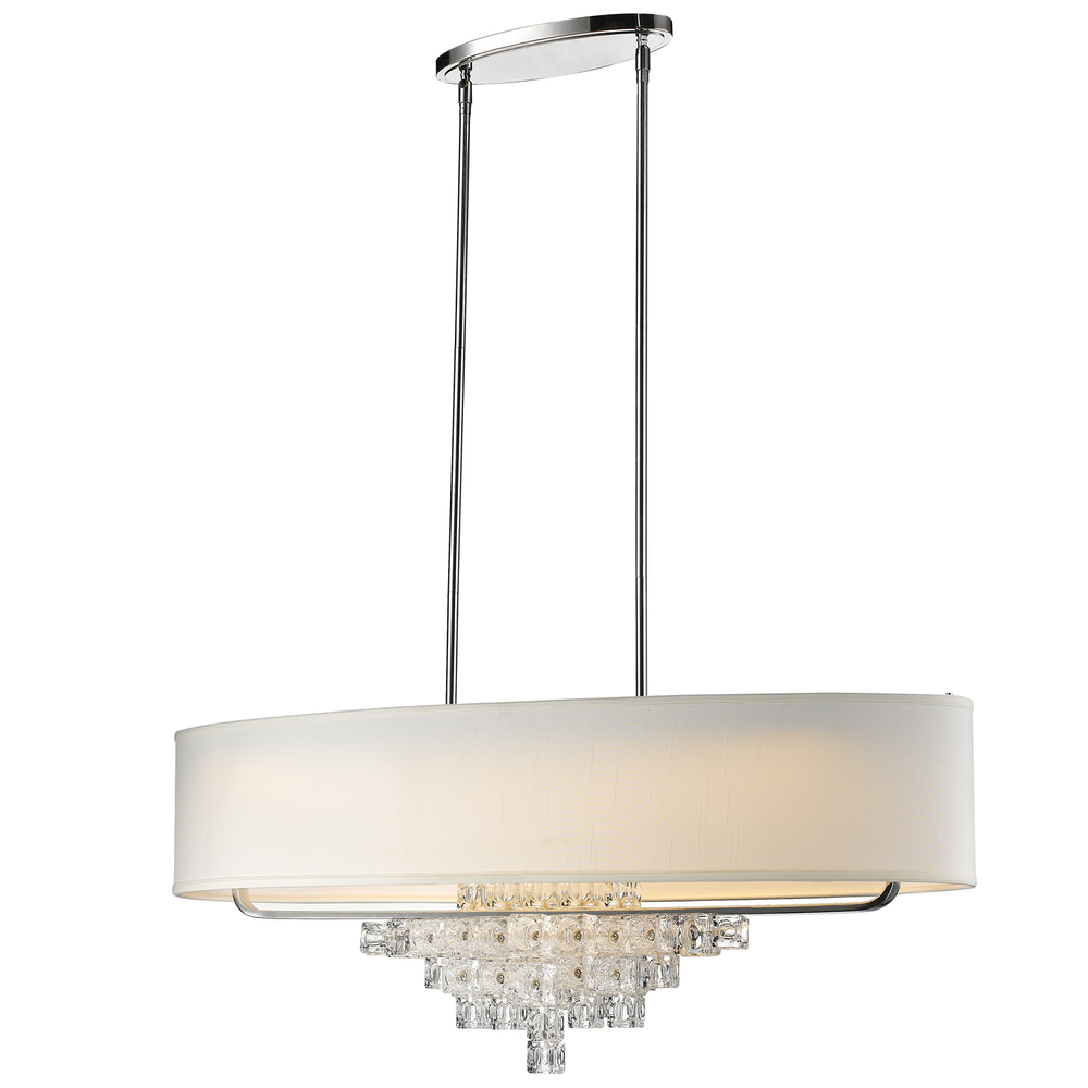 CYS 6837-CH Addison 7Lt Polished Chrome Chandelier 42