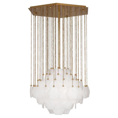 ROA 865 3-100M ANTIQUE BRASS VIENNA CHANDELIER