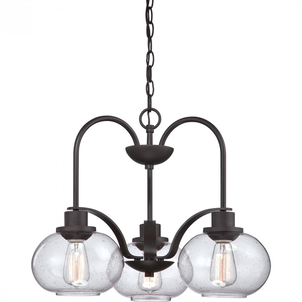 QUO TRG5103OZ Trilogy 3Lt Old Bronze Dinette Chandelier 16.50