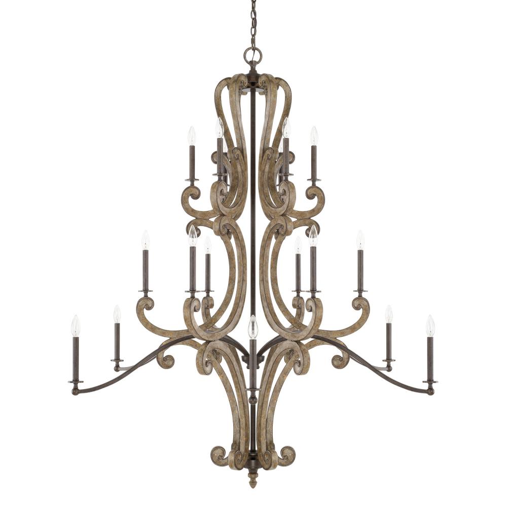 CPL 421502RN Renaissance 18Lt Chandelier 57
