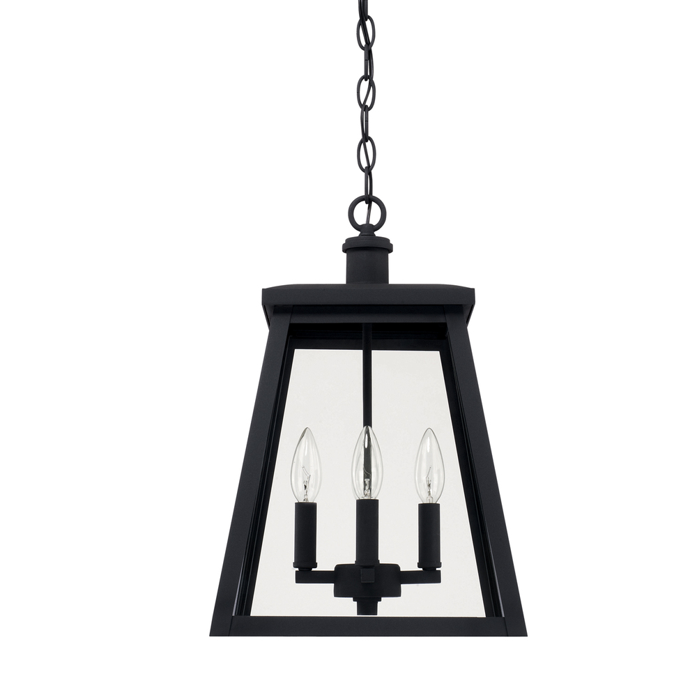CPL 926842BK 4 Light Outdoor Hanging Lantern 60CAC/CL