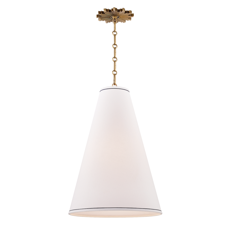 HDS 3916-AGB 1M-100W AGED BRASS WORTH PENDANT NEWSTOCK MAR 2019