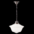 1615-OB One Light Bronze School House Pendant