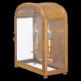 6472-AGB Two Light Brass Outdoor Wall Light