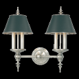9502-AGB Four Light Brass Wall Light