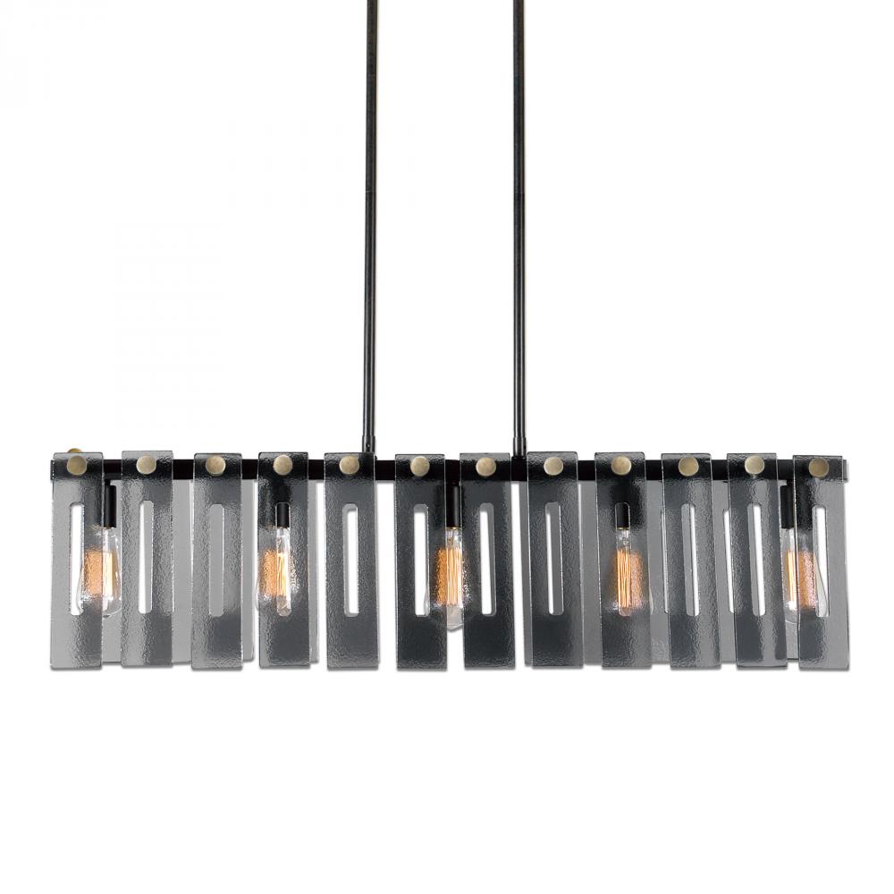 UTT 21267 UTT Everly 5 Light Smoke