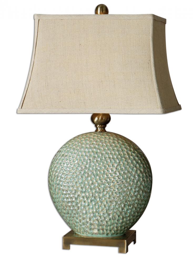 Flowing Fern Green Ceramic Table Lamp 27"H by Uttermost 26285 