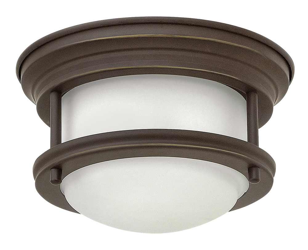 HIN 3308OZ Hadley 1Lt Oil Rubbed Bronze LED Flush Mount 7.75
