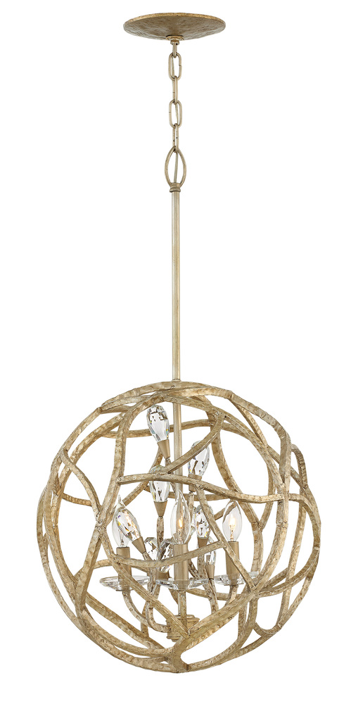 HIN FR46804CPG 3LT 60W CHANDELIER